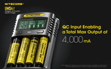 NITECORE INTELLIGENT BATTERY CHARGER USB FOUR SLOT SUPERB CHARGER - UMS4
