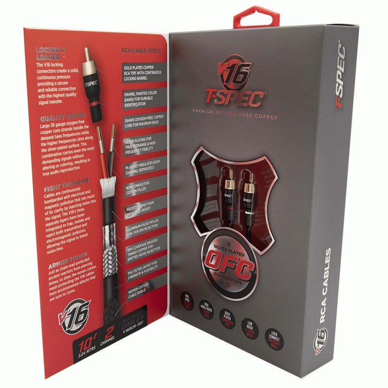 T-SPEC BY METRA V16 SERIES RCA CABLE 3 METRE - V16RCA-102