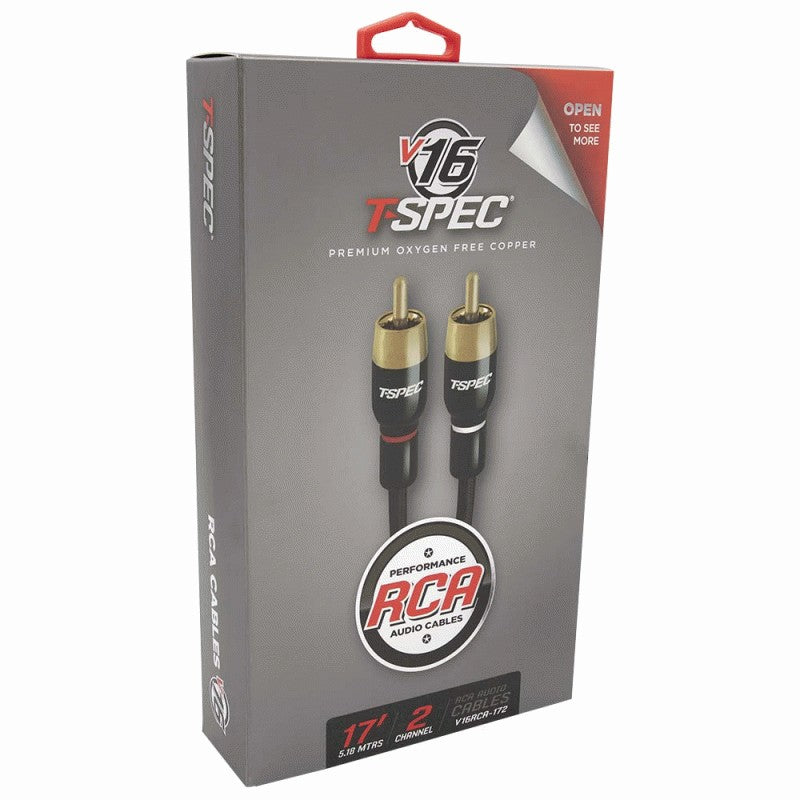 T-SPEC BY METRA V16 SERIES RCA CABLE 5.1 METRE - V16RCA-172