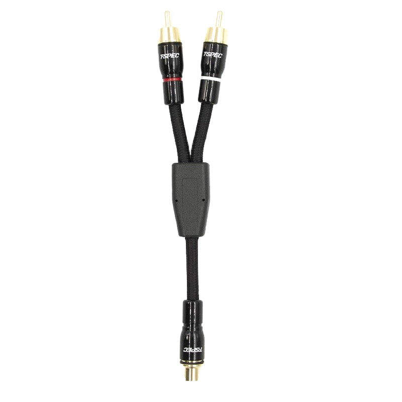 T-SPEC BY METRA V16 SERIES RCA CABLE 1 FEMALE to 2 MALES - V16RCA-Y1
