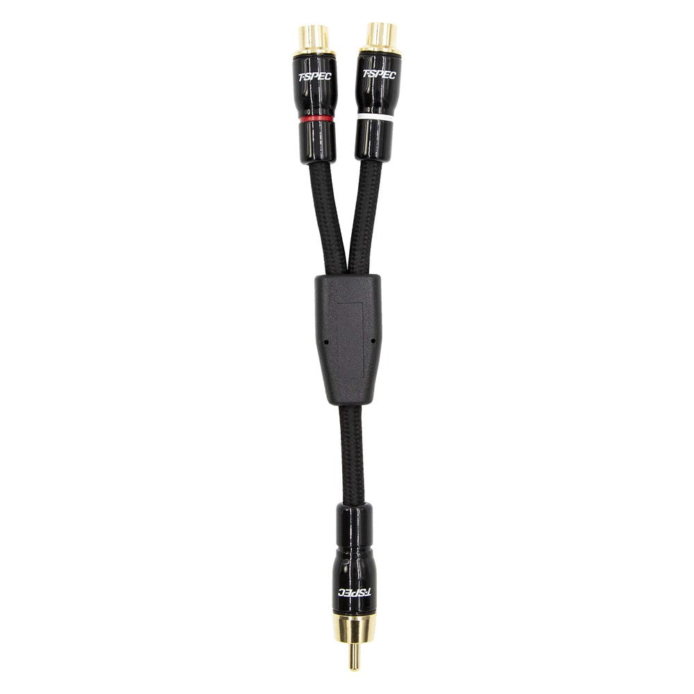 T-SPEC BY METRA V16 SERIES RCA CABLE 1 MALE to 2 FEMALES - V16RCA-Y2