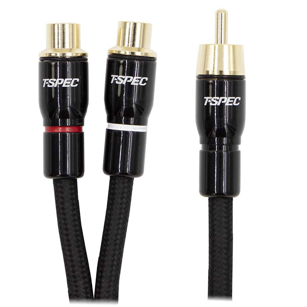 T-SPEC BY METRA V16 SERIES RCA CABLE 1 MALE to 2 FEMALES - V16RCA-Y2