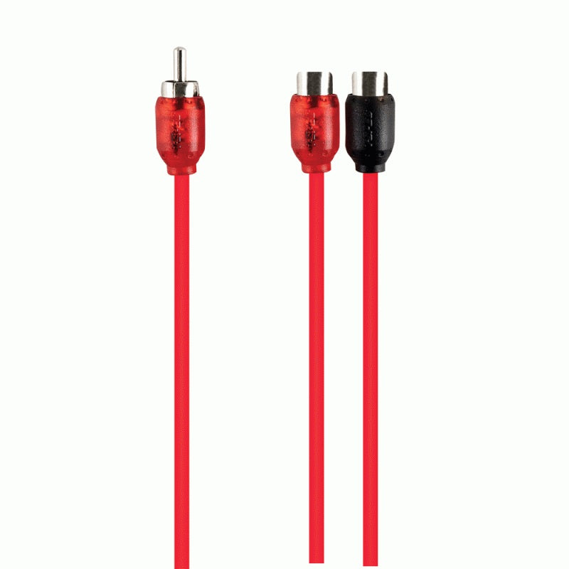 T-SPEC V6 SERIES RCA CABLE Y2 10 PACK - 2 FEMALE TO 1 MALE - V6RCA-Y2-10