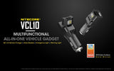 NITECORE QUICK CHARGE 3.0 USB CAR CHARGER WITH WHITE/RED FLASHLIGHT - VCL10