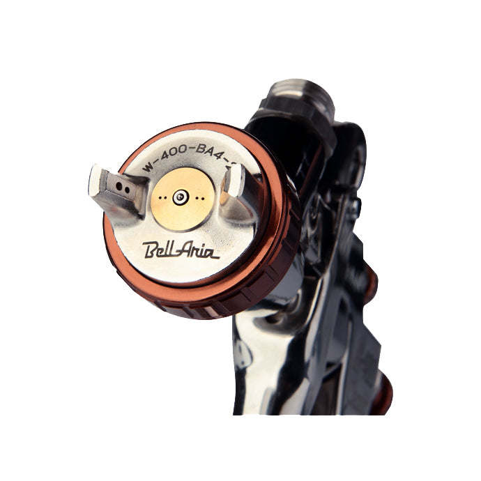 IWATA GRAVITY SPRAYGUN W400 BELL ARIA 1.4MM + 600ML POT - W400BA144GC