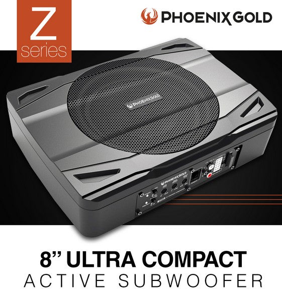 PHOENIX GOLD 8" ACTIVE UNDERSEAT PLUG AND PLAY SUBWOOFER 240W MAX - Z880