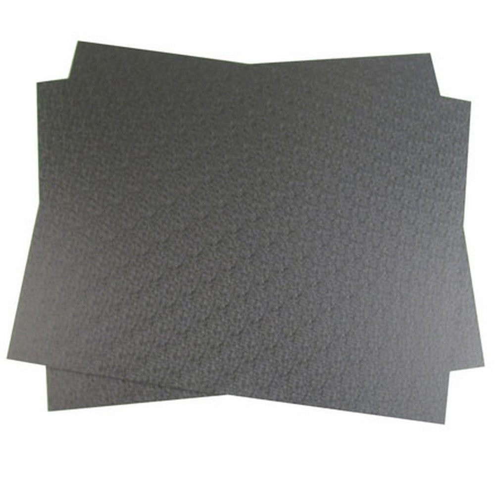 ABS PLASTIC SHEET 300 X 240MM BLACK (2 PACK) - AAA101