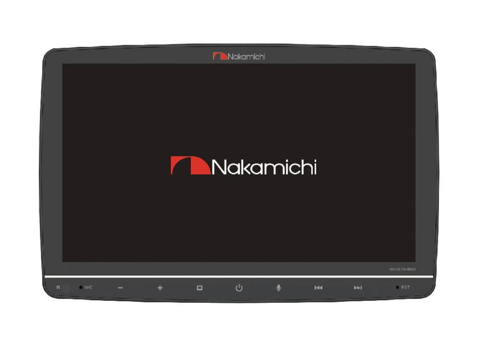 NAKAMICHI HEAD UNIT 10.1" NA3625-WUX SINGLE DIN WIRELESS APPLE CARP - NA3625-WUX