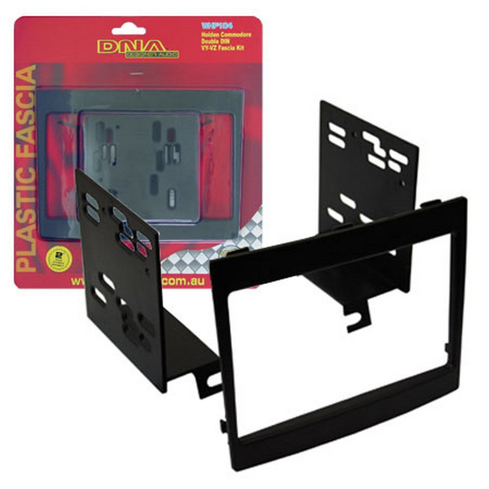 FITTING KIT HOLDEN COMMODORE 2002 -2007 VY - VZ DOUBLE DIN (BLACK) - WHF104