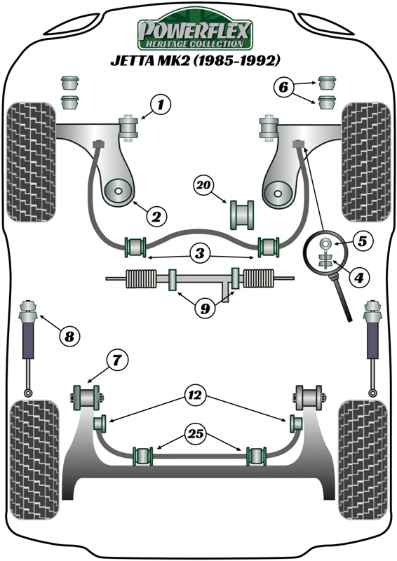 Rear Lower Engine Mount Bush