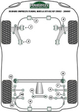 Subaru Rear Trailing Link Front Bush