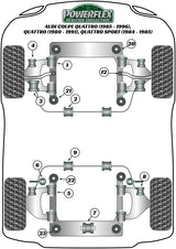 Audi 80 / 90 - inc S2/RS2 & Quattro  Front Anti Roll Bar Drop Link Upper Bush
