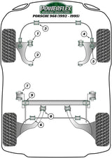 Porsche Rear Anti Roll Bar Bush 21mm