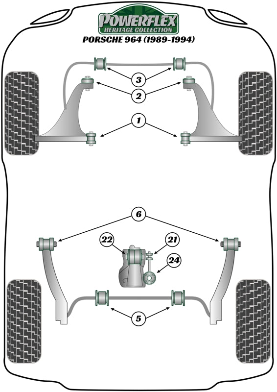 Porsche Transmission Mount Large Bush