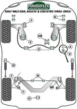 Rear Lower Engine Mount Insert, Diesel