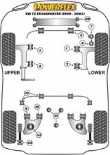 Volkswagen Transporter Rear Spring Pad 8mm Set of 4