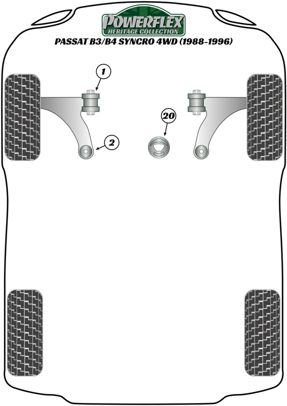Volkswagen Rear Trailing Arm Bush
