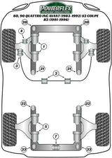 Audi 80 / 90 - inc S2/RS2 & Quattro  Front Anti Roll Bar Drop Link Upper Bush