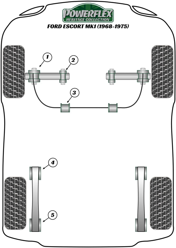 Ford Leaf Spring Shackle Mounts