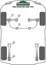 Ford Leaf Spring Shackle Mounts