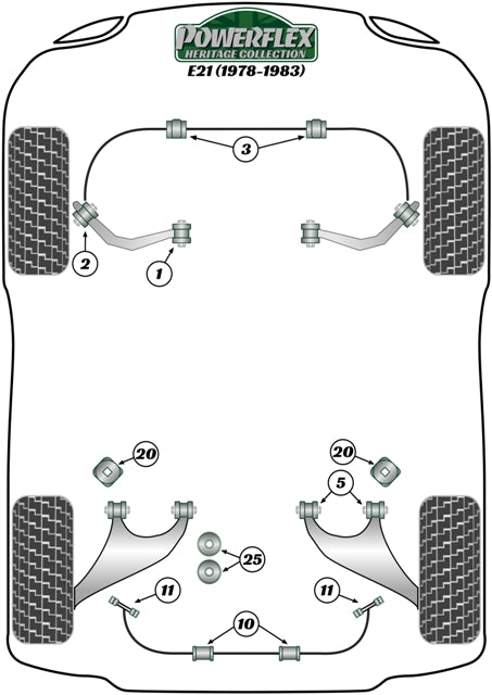 BMW 3 Series Rear Anti Roll Bar Link Rod Bush