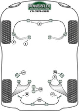 BMW Rear Anti Roll Bar Bush 16mm