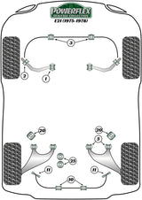 BMW Rear Anti Roll Bar Bush 16mm