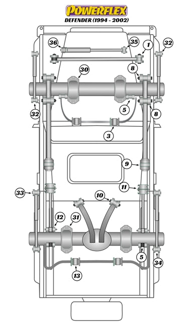 Land Rover Shock Absorber Lower Bush