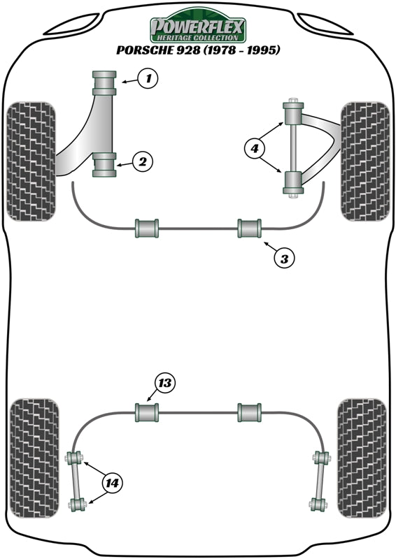 Porsche 928 (1978-1995) Front Lower Arm Rear Bush