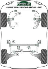 Porsche 924 and S , 944  Front Anti Roll Bar To End Link 23mm