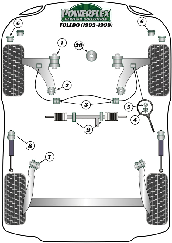 Rear Lower Engine Mount Bush