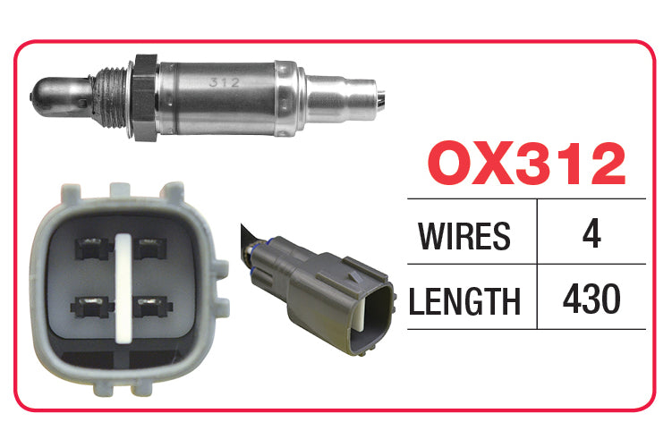 TOYOTA HILUX Oxygen/Lambda Sensor - OX312