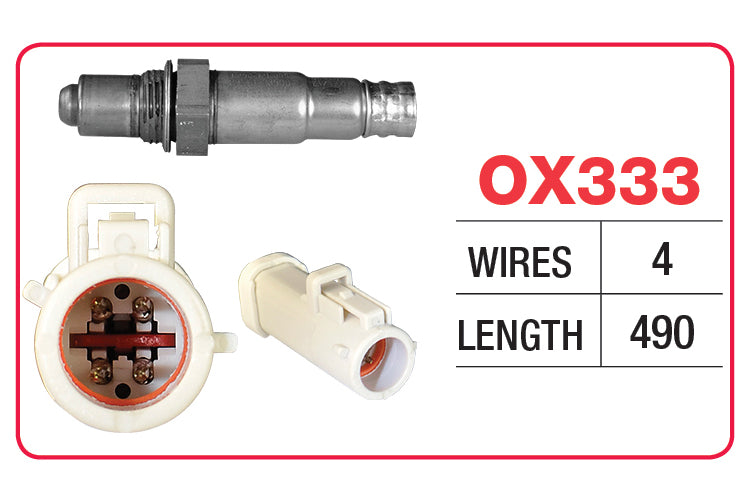 FORD AUSTRALIA FIESTA Oxygen/Lambda Sensor - OX333