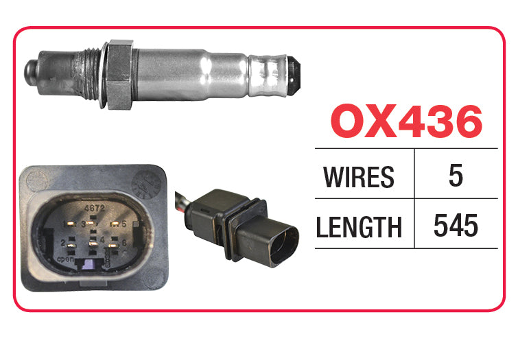 FORD AUSTRALIA RANGER Oxygen/Lambda Sensor - OX436