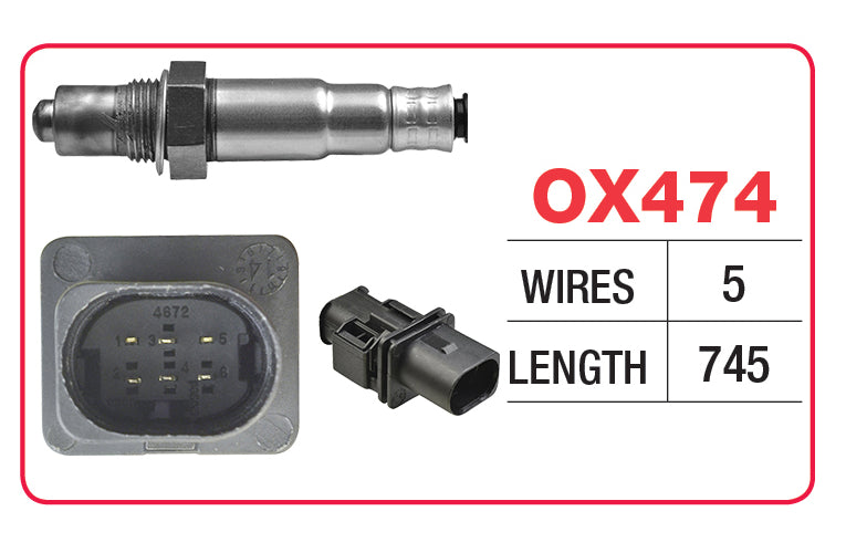 AUDI TT Oxygen/Lambda Sensor - OX474