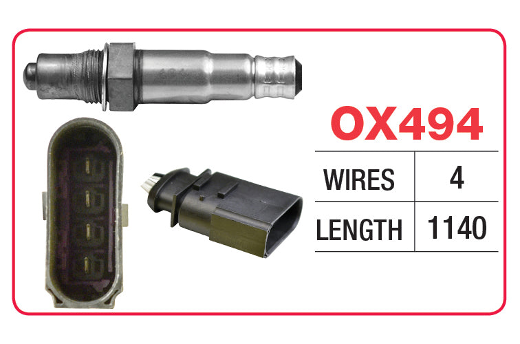 VW BORA Oxygen/Lambda Sensor - OX494