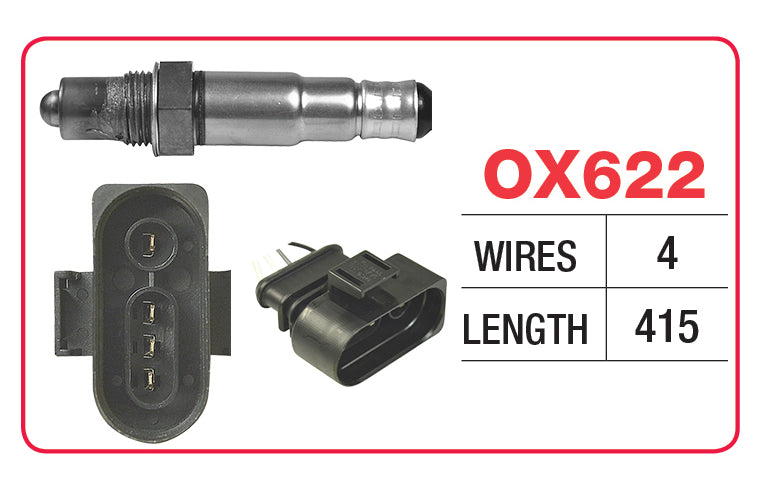 AUDI A8 Oxygen/Lambda Sensor - OX622