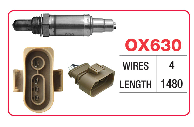 AUDI A4 Oxygen/Lambda Sensor - OX630