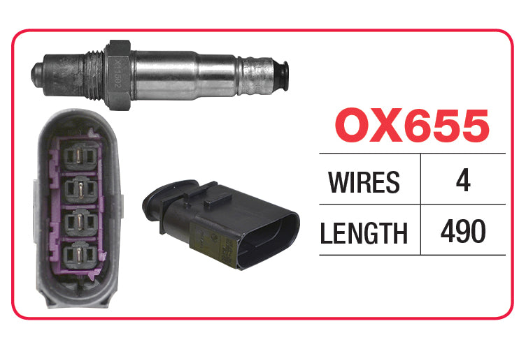 AUDI A3 Oxygen/Lambda Sensor - OX655