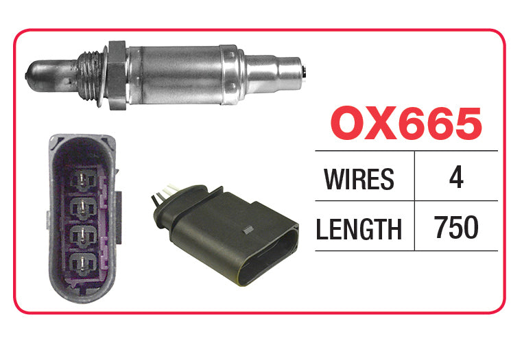 VW BORA Oxygen/Lambda Sensor - OX665