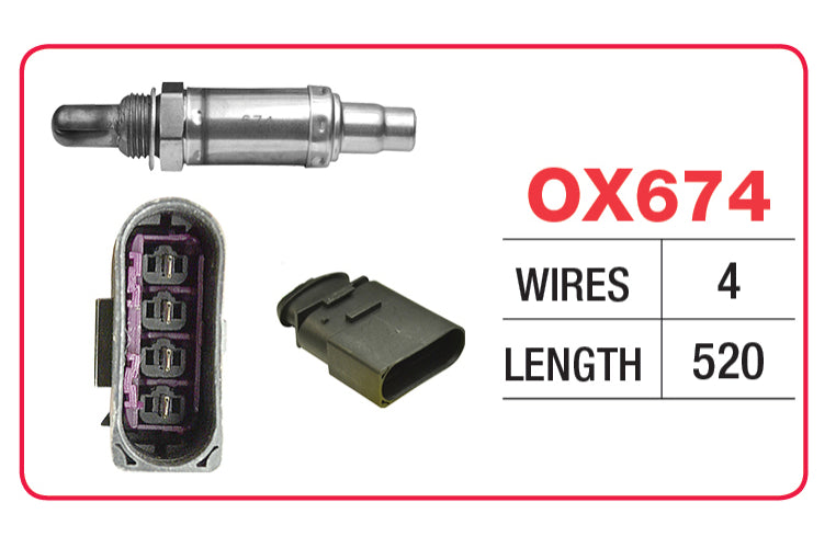 AUDI A3 Oxygen/Lambda Sensor - OX674