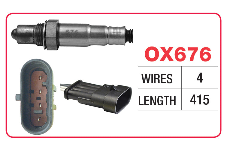 FIAT 500 Oxygen/Lambda Sensor - OX676