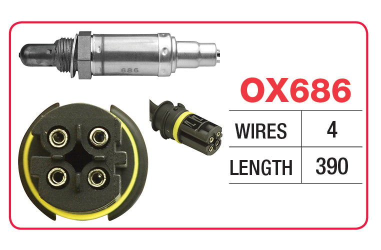 BMW 5 Oxygen/Lambda Sensor - OX686