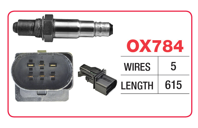 AUDI TT Oxygen/Lambda Sensor - OX784
