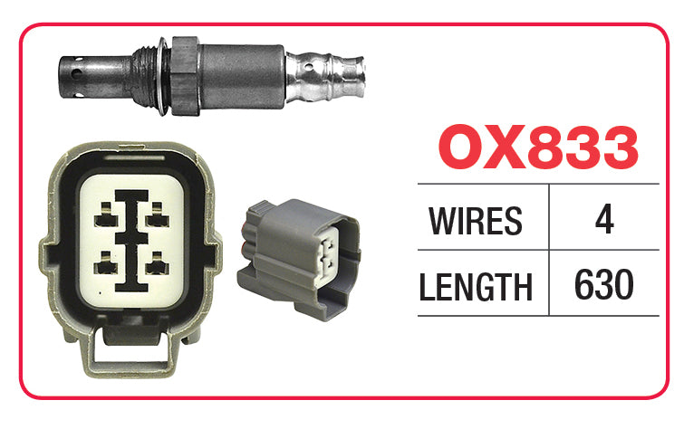 HONDA ACCORD Oxygen/Lambda Sensor - OX833